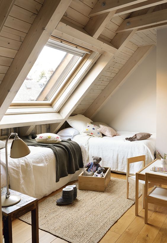 Dutch colonial loft bedroom