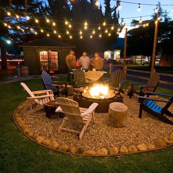 fire pit for backyard