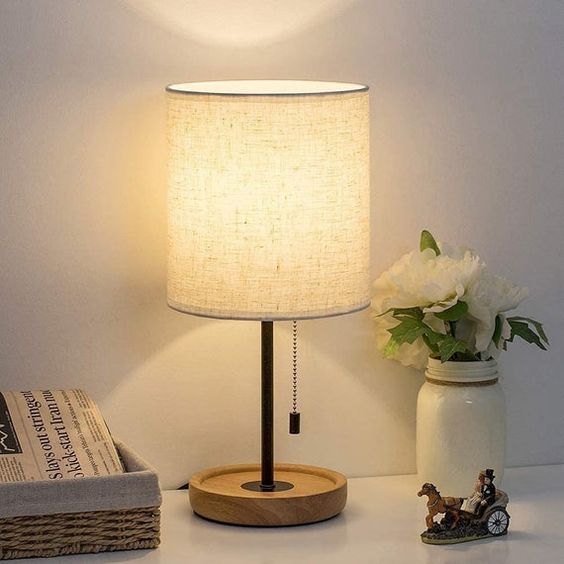 nightstand lamp for cozy bedroom