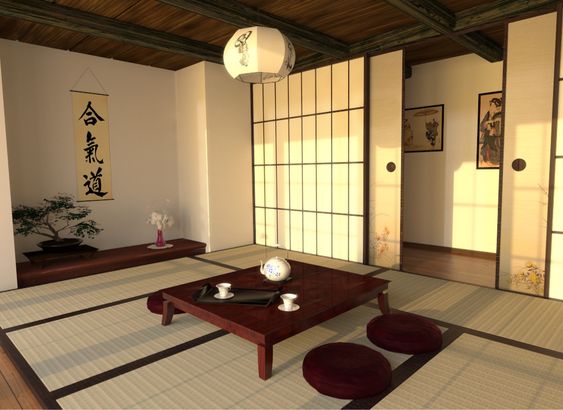 Japanese straw mats tatami