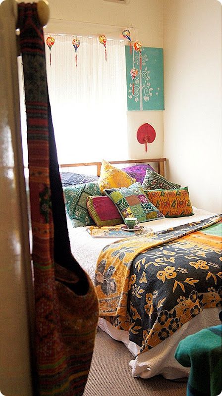 Bohemian batik decoration ideas