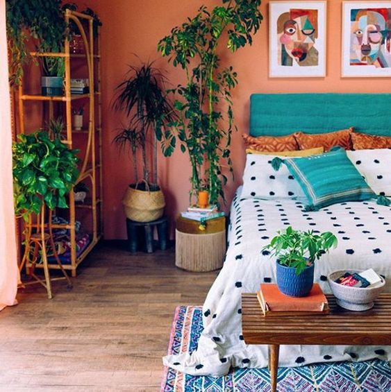 Give Your Boho Bedroom With Art Touch