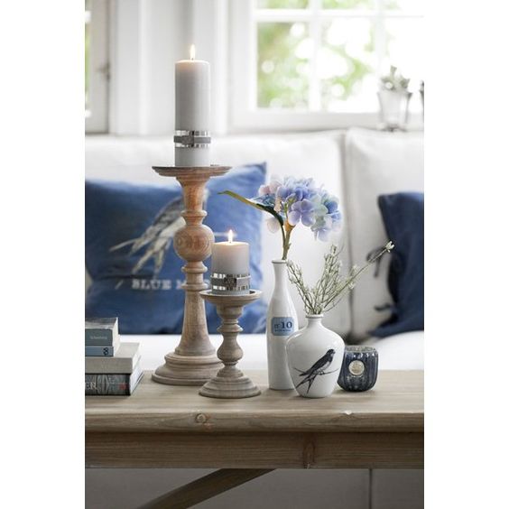 candlestick for shabby chic living room