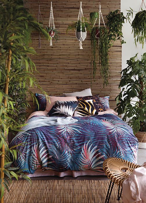 lush tropical bedroom idea