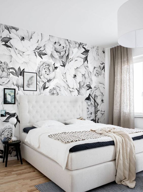 modern shabby chic bedroom decoration