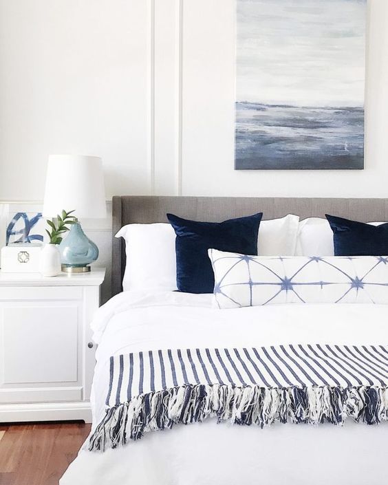 sea painting for coastal bedroom