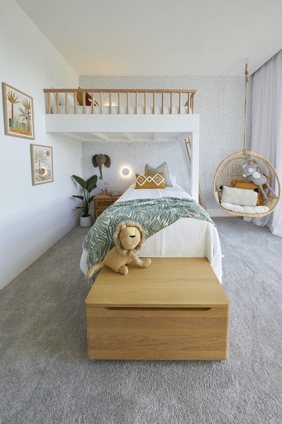 a minimalist bedroom for kids 