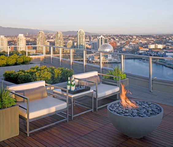 barbecue rooftop terrace idea