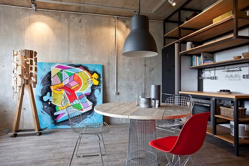 Get A Modern Interior By Applying Concrete Wall Panels Jordlinghome - Concrete Wall Mural Ideas