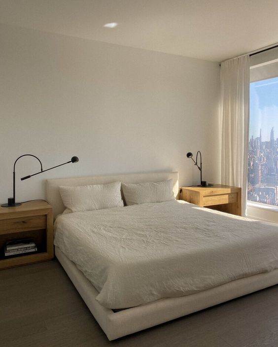 luxury minimalist bedroom