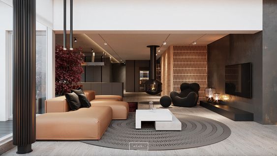 spacious and luxurious apartment design