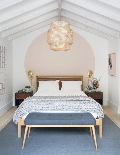 Scandinavian loft bedroom style