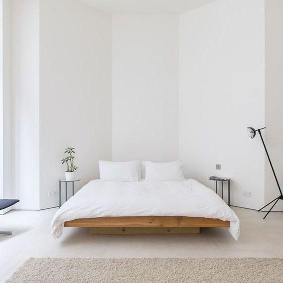 great minimalist bedroom design and good for a sanctuary