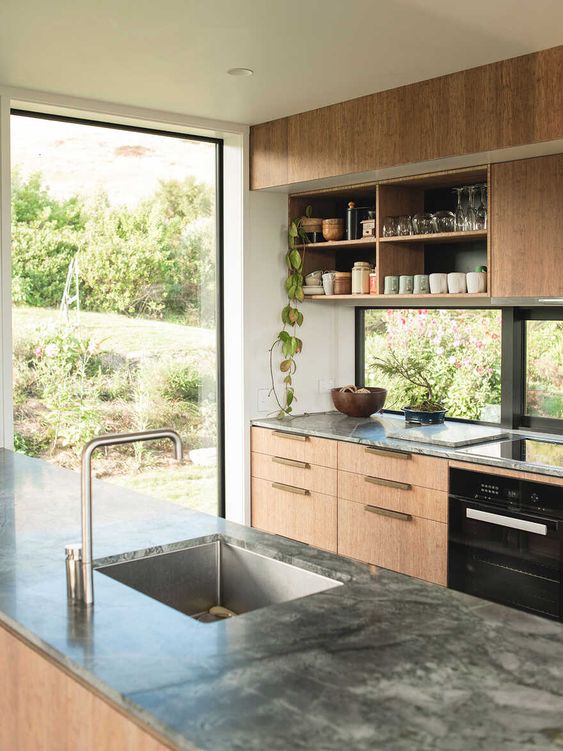 slide cabinet screen in Japanese kitchen