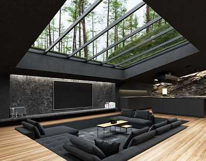 open sky ceiling design