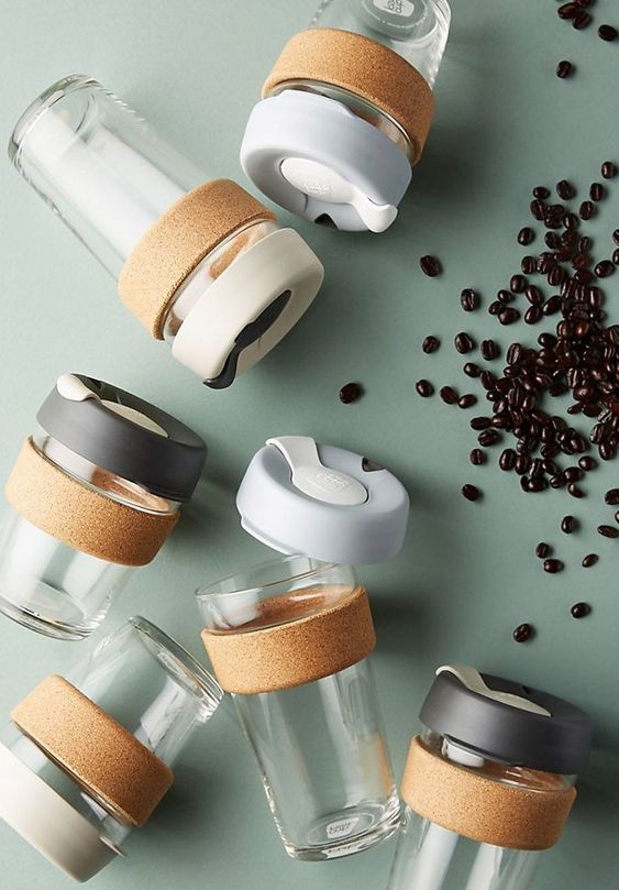 reusable coffee glass