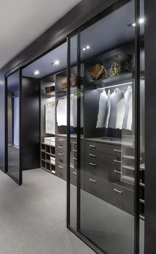 sophisticated walk-in wardrobe ideas