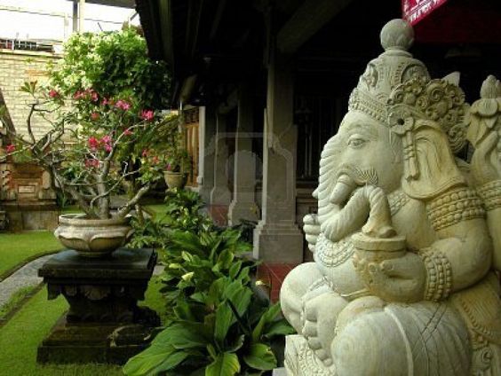 statue in Balinese decoration