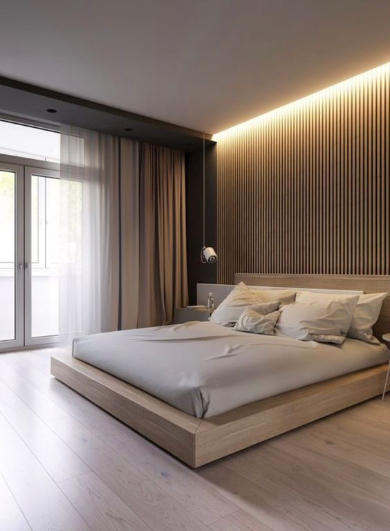 stylish minimalist bedroom design