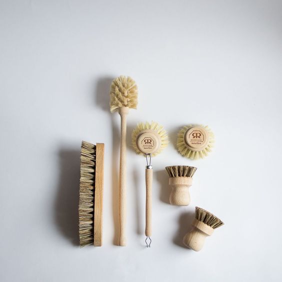 eco-friendly wood cleaning brush kit