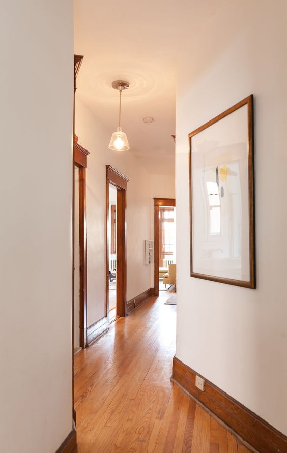 wooden flooring for the second floor two-storey house design