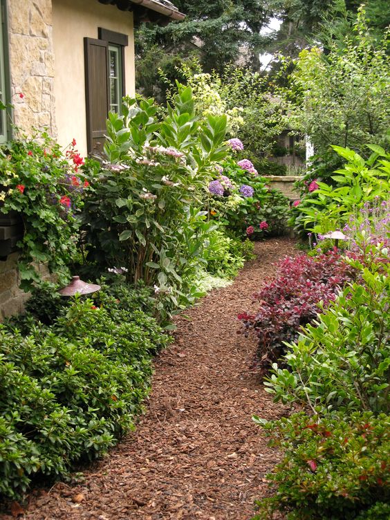 mulch path idea