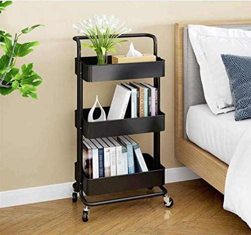 tips for small bedroom decoration with storage cart