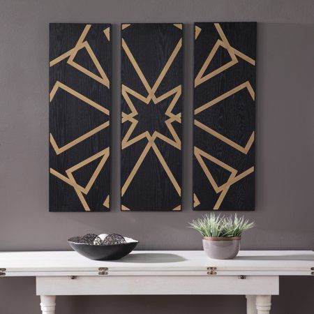 geometric wall panel masculine wall decor