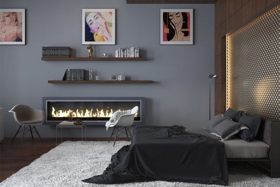 gray for masculine bedroom color ideas