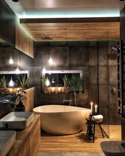 manly industrial bathroom design