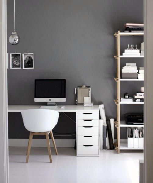 minimalist manly home office design