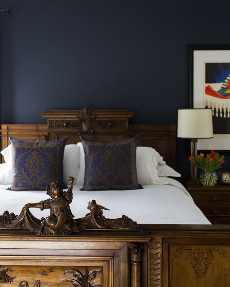 Navy for men's bedroom wall color