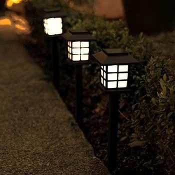 solar-powered Japanese garden style lamp style