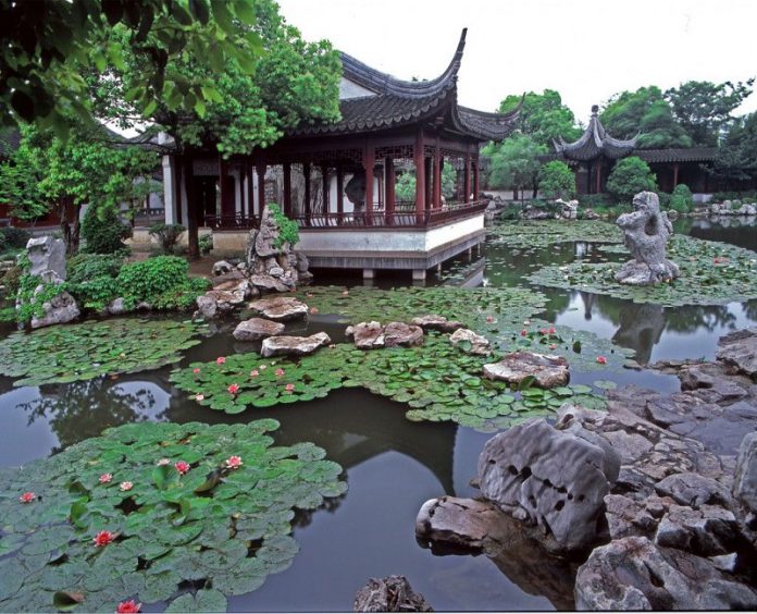 Chinese garden design - oriental garden landscaping
