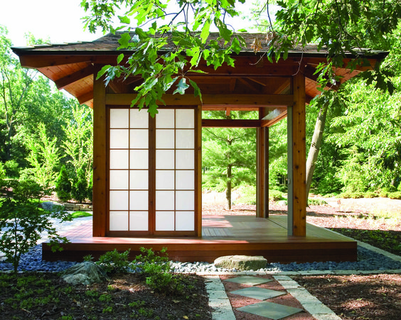 classic and timeless Japanese gazebo style