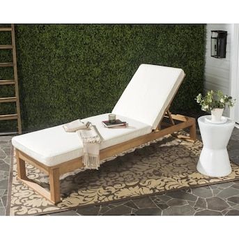 outdoor furniture chaise lounge and coffee table