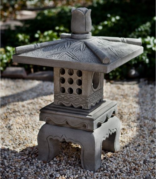 pagoda statue decoration in oriental garden