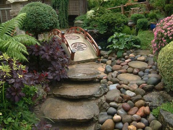 beautiful natural garden pathway