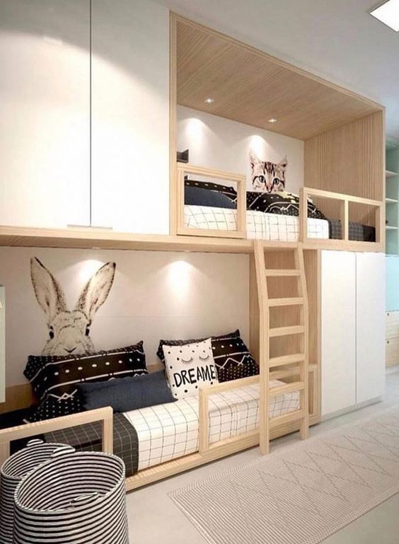bunk bed idea for boy and girl