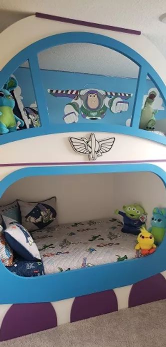 buzz lighter themed bunk bed
