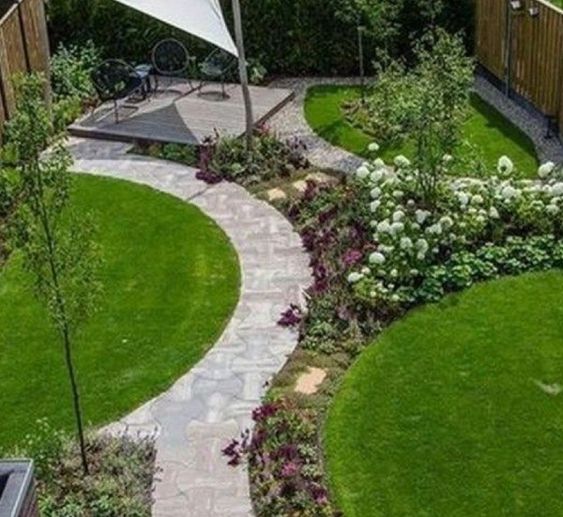 creative small garden landscaping idea