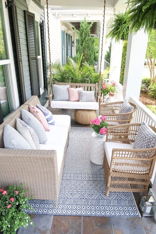 rattan chairs furniture for summer decoration