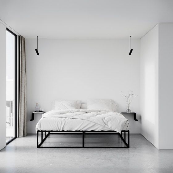 bright monochrome bedroom ideas
