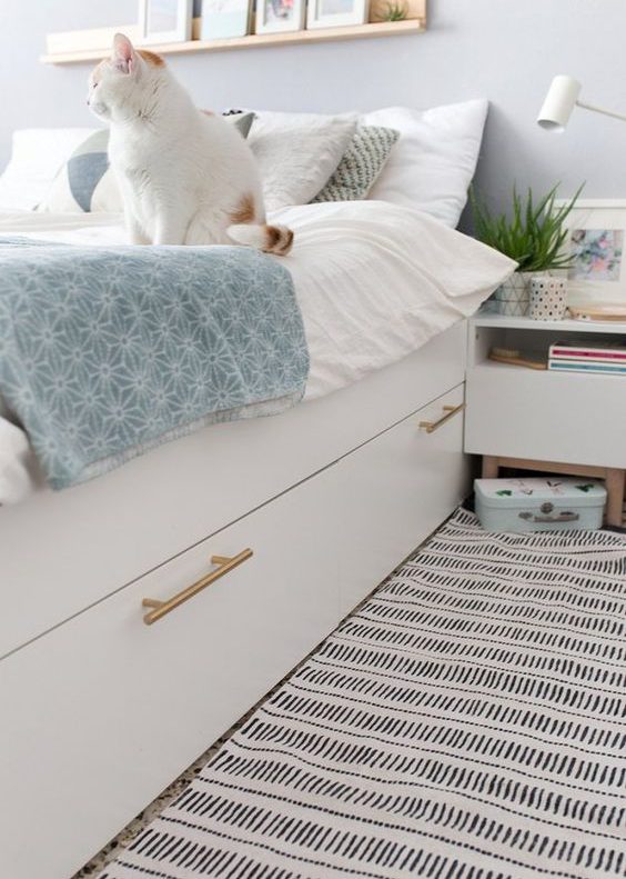 bed with storage