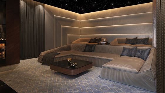 luxury home cinema