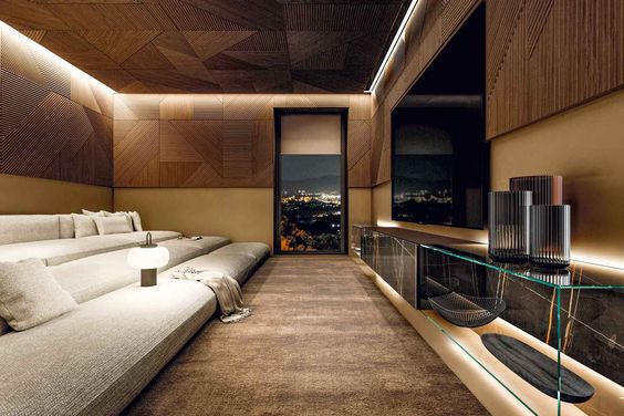 beautiful home cinema