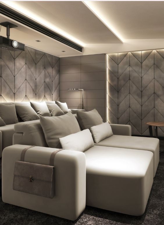 gray home cinema