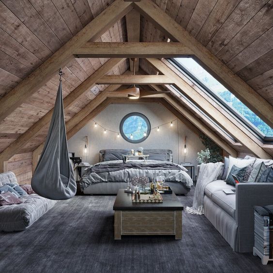 cozy attic bedroom decor