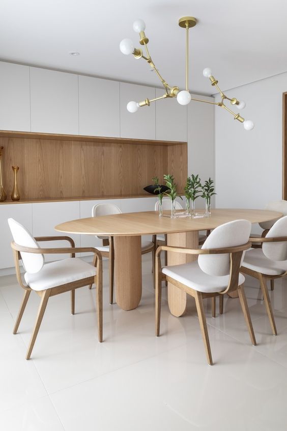 fresh minimalist dining room
